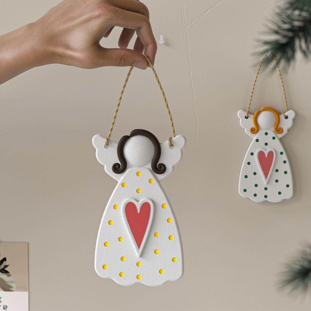 DIY Hanging Ornament Resin Pendant Mold Faceless Angel Plaster Mold Concrete Mould  Craft Supplies