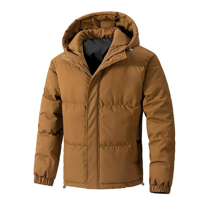 Baumwollgepolsterte Jacke für Männer und Frauen im gleichen Stil Winter Locker Kapuzenbaumwollgepolsterte Jacke Partnerjacke Männer