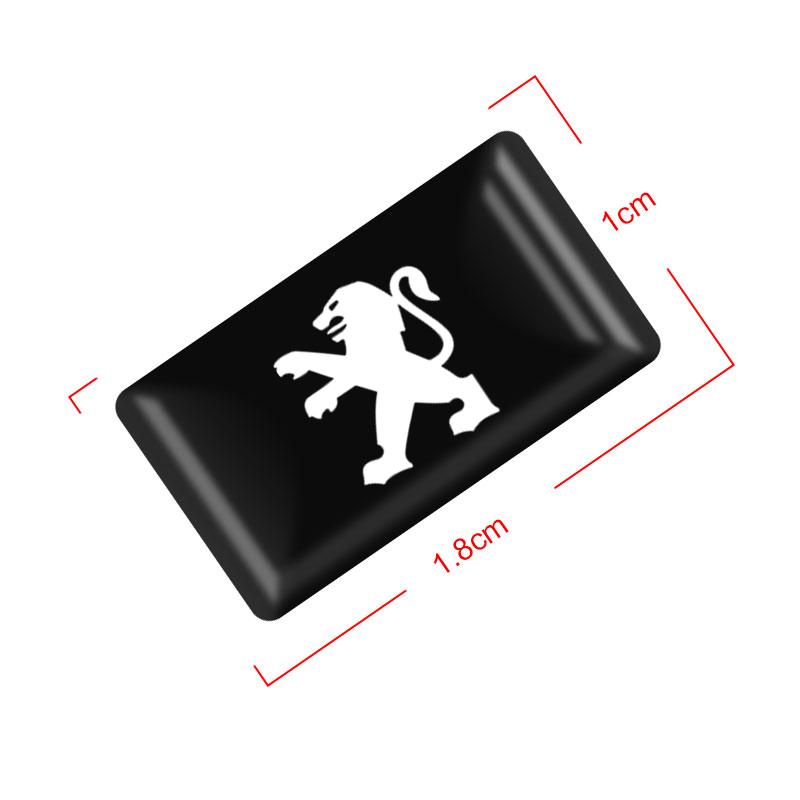 Car Interior Badge Sticker Steering Wheel Dashboard Decal For Peugeot 108 406 407 408 206 207 208 306 307 308 508 Accessories