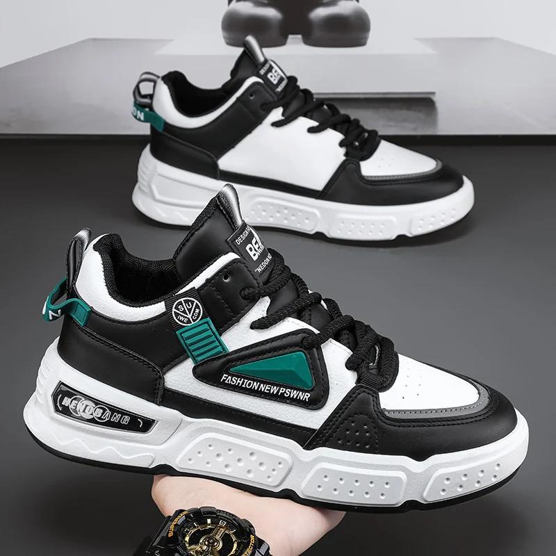 Fashion Platform Men Skateboarding Shoes Outdoor Casual Sneakers Breathable Tennis Walking Running Shoes Jogging Sport Shoes