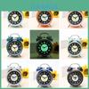 Night Light Alarm Clock Luminous Silent Analog Table Clock Device For Heavy Sleepers