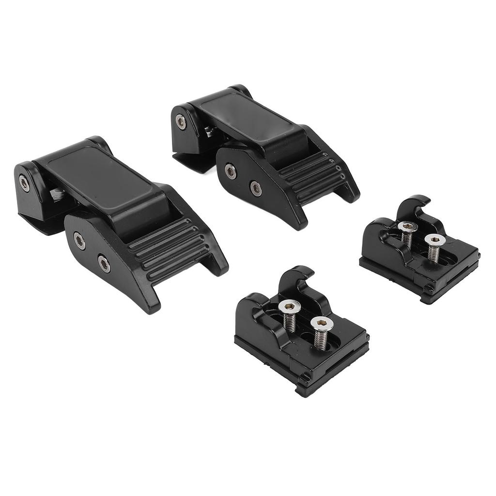 Hood Latches Lock Catch with US Flag Style Aluminium Alloy Latch Locking Hood Catch Kit for JK JL