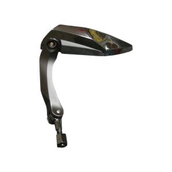 KN Planning KOSO Clear Lens Carbon Look Rearview Mirror for Honda Cygnus Majesty and X, PCX, S, JOG/DIO