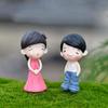New Lovers Figures Couple Miniature Home Decor People Boy Girl Model Princess Fairy Gnome Valentine's Day Gift Dollhouse