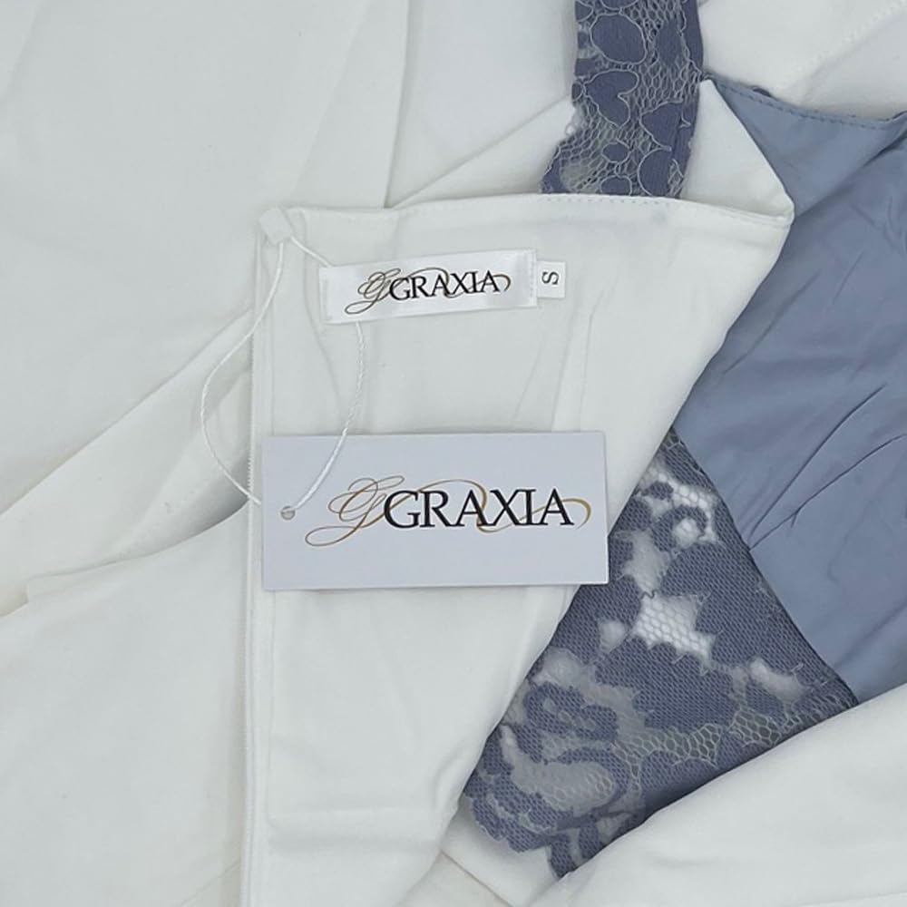 GRAXIA Cabaret Midi Perfect for Hostess Showing Blue x Size M Dress, Dress, Sleeveless, One-Piece Dress, Hostesses, Clubs, Lounges, Skin, Lace,