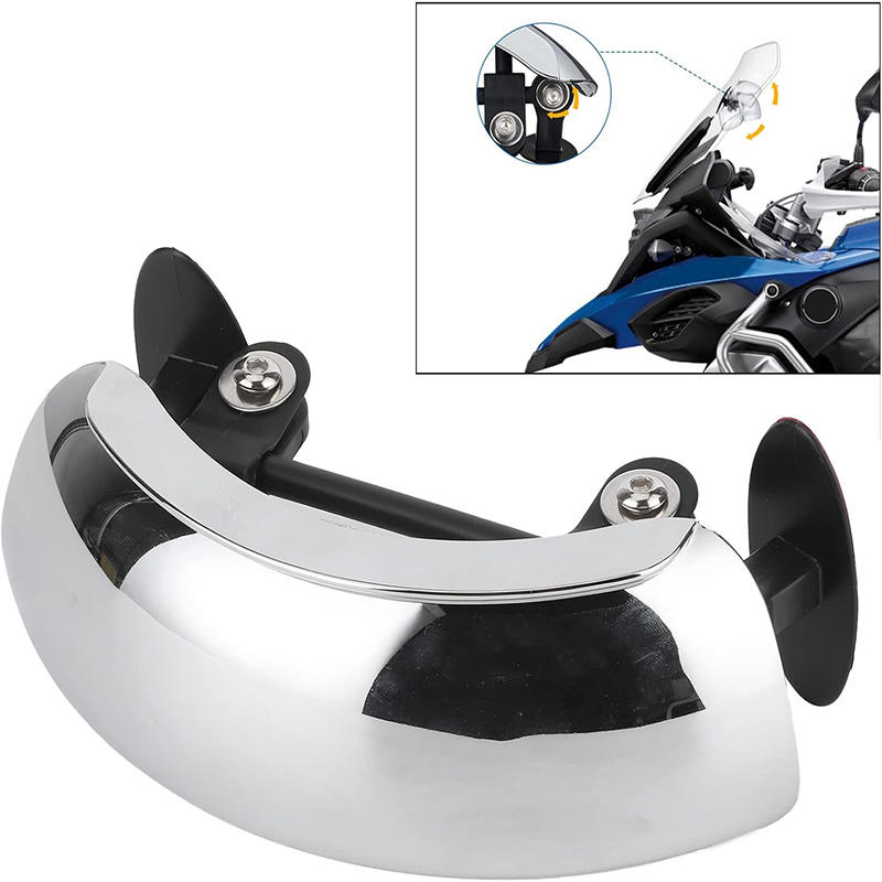 Motorcycle 180° Wide Angle Blind Spot Rearview Mirror Safety Elimination Mirror For Scooter ATV Modification Parts