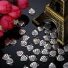 60pcs Heart Charm Made With Loves Pendant 12x10mm Tibetan Antique Silver Color Pendants Jewelry Making DIY Handmade Craft