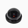 Black Hemisphere Fake Surveillance Camera with Monitor Headlight - Anti-theft Simulation Camera