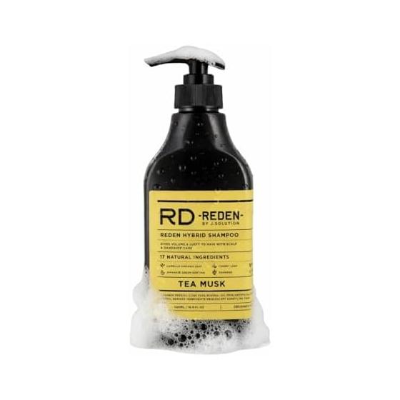 REDEN Hybrid Shampoo Tea Musk 500ml Men s Scalp Care Aging Odor Prevention Body Odor Care Men s Refreshing Non-Silicon Contains 5 Types of Tea