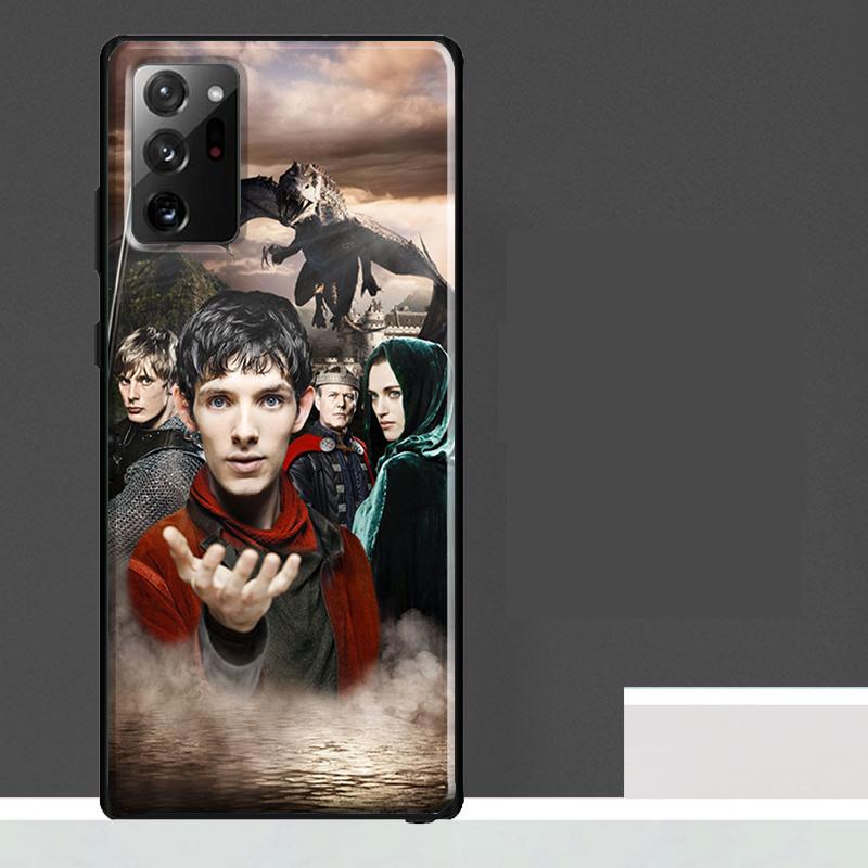 

TV Series Merlin Case For Samsung Galaxy S25 S24 S23 Ultra S9 S10 S20 S21 S22 Plus S23 FE S24 FE Phone Cover Galaxy S25