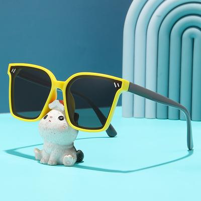 L04 New Children'S Square Sunglasses 2024 Cute Baby Cute Fashion Versatile Outdoor Sunglasses Children'S Glasses