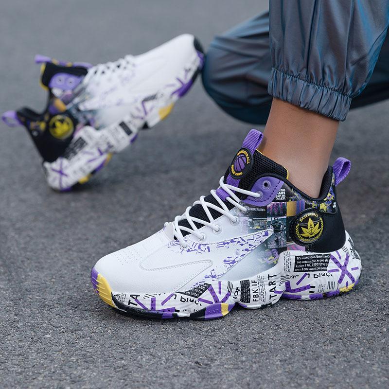 New Basketball Shoes, Men's Tide Is Lighter Than Teenage Student Sports Running Shoes, and Cement Floor Sneakers