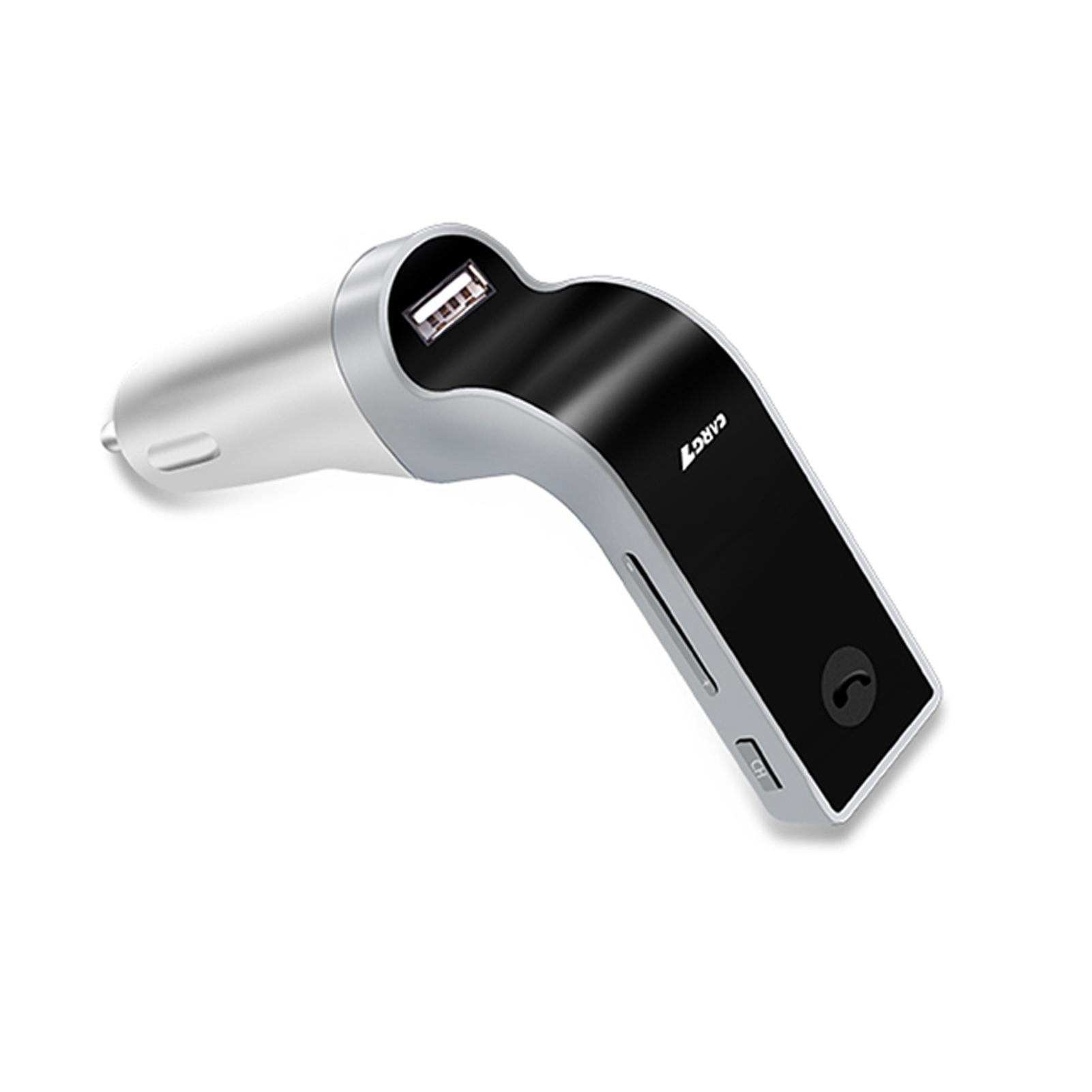 

G7 USB Bluetooth Handsfree FM-передатчик Тип Радио MP3-плеер USB-зарядное устройство Адаптер Автомобильный комплект Прикуриватель Автомобильные аксессуары серебряный