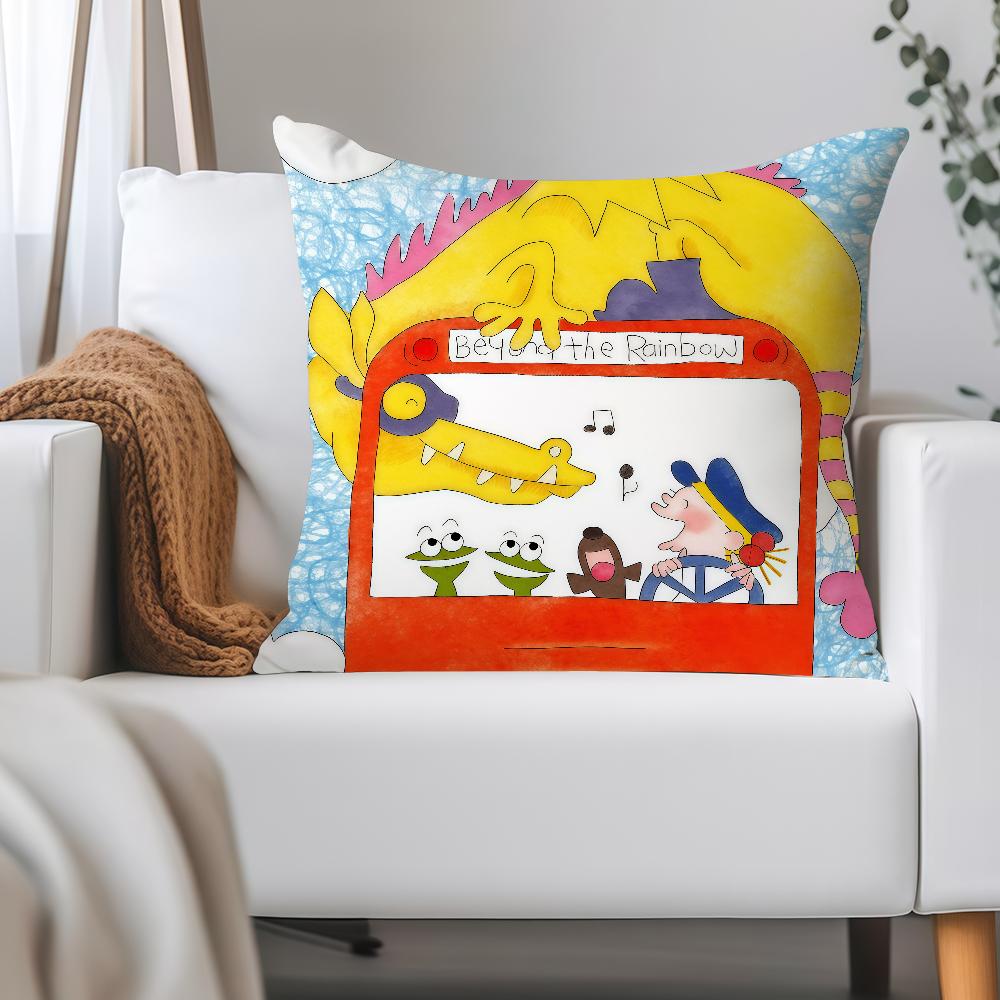 C-coco And W-Wondrous Gang Pillow Case Applicable Space For Guest Rooms Interiors Cars Office House Decoration