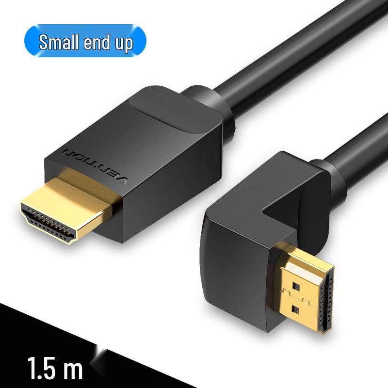 Vention 4K HDMI 2.0 Right Angle 90° Cable for TV, Monitor, Laptop, Set-Top Box.