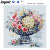 Huacan DIY Diamond Painting Square Flower New Diamond Embroidery 2019 Plant Crystal Mosaic