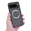 For Google Pixel 9 Pro XL Case TPU+Cloth Fall Protection Phone Cover Powerful Magnetic