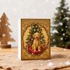 2D Flaches Acryl Überraschungsbox 24 Stück Anhänger Mit Flugzeugbox Lustiger Weihnachts-Countdown-Kalender