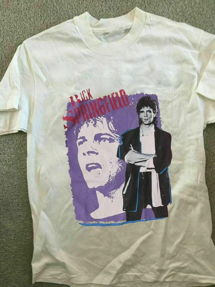 New NEW Rick Springfield Vintage 1984 Christmas Gift Unisex S-5XL Shirt CA319 Unisex T-Shirt