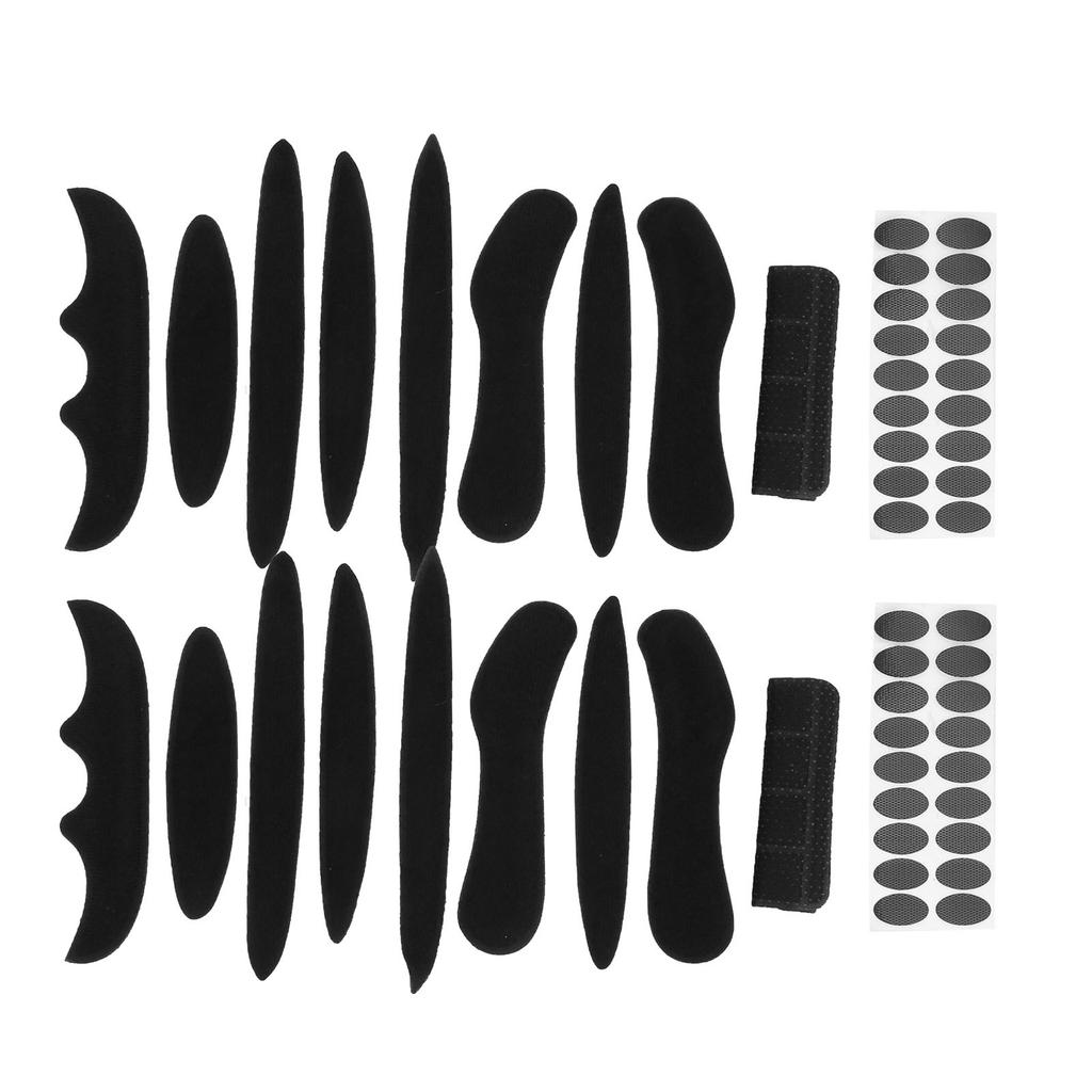 2 Set  Electric Bike Helmet Liner Lining Hook&amp loop Sponge Combination Set Electric Bike Helmet Liner