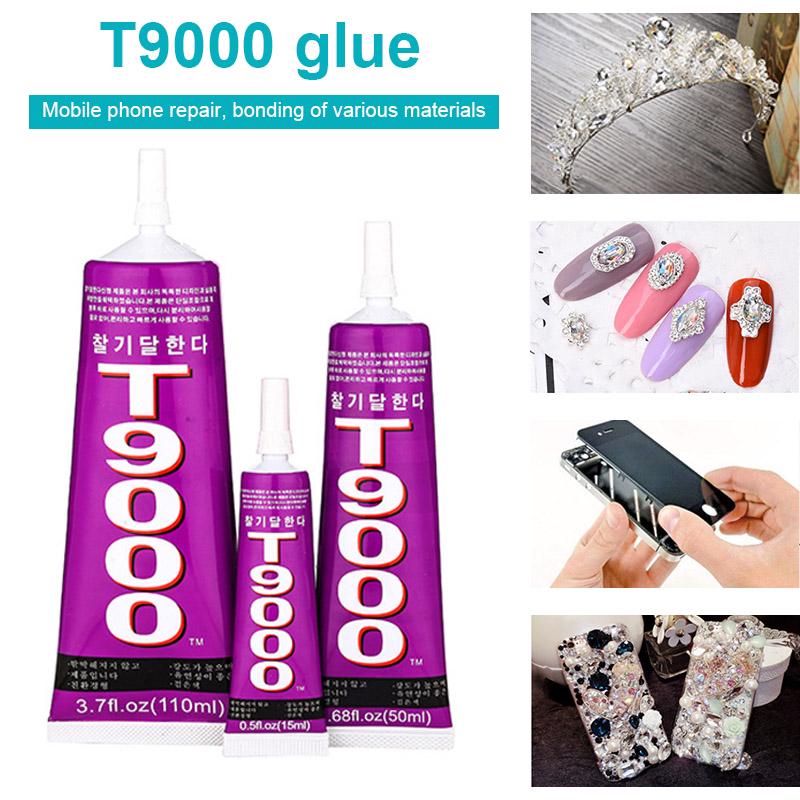 T9000 Adhesive Glue Liquid Glue Epoxy Resin Black Adhesive Heat Resistant DIY Jewelry Rhinestone Phone Screen Repair Super Glue