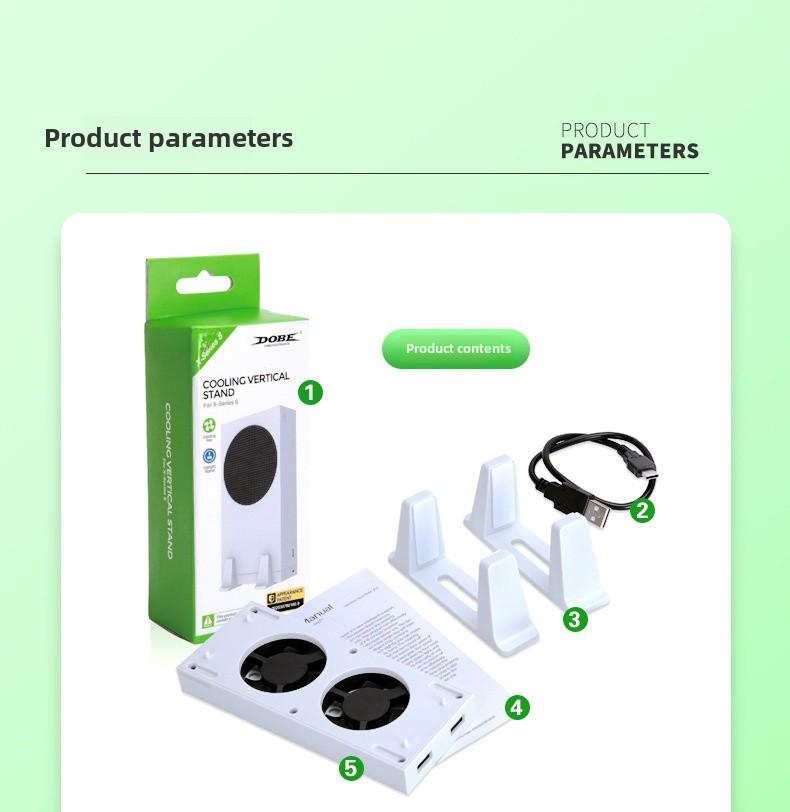 Xbox Series S Smart Cooling Vertikale Lüfterbasis