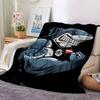 1pc SHARK DIVER Throw Blanket Soft Flannel, Cozy All Season Polyester Perfect for Home, Office