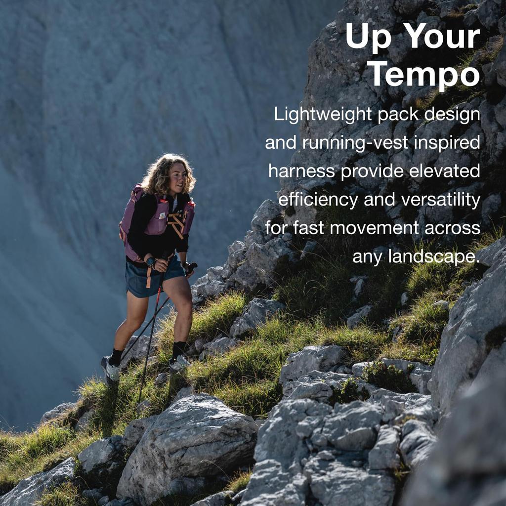 Osprey Tempest Velocity 30L Hiking Backpack in Women's Pashmina/Melon, WM/L