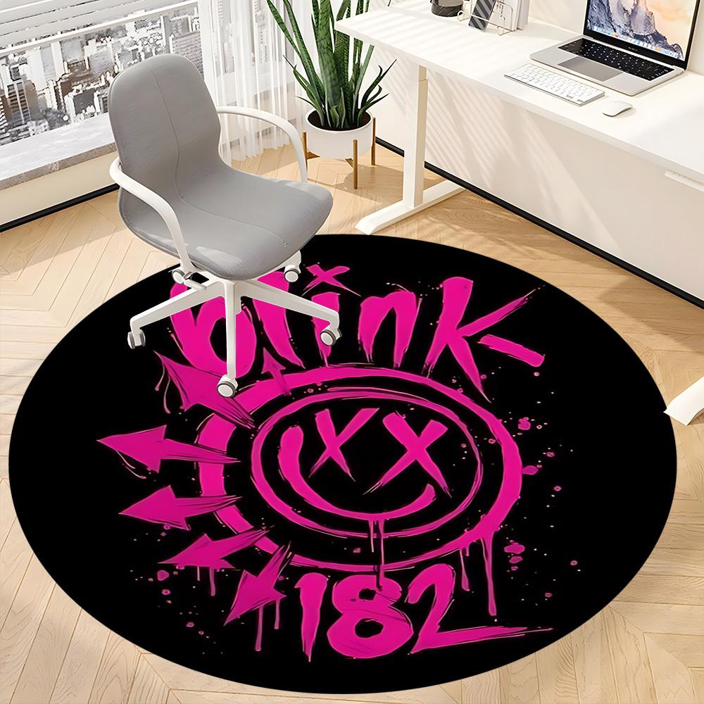 1pc Blink-182Chair Carpet for Office, Non-slip, Soft and Durable Office Rug for Interior Decoration, Perfect for Office yy250925232