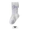 Girls' Ultra-thin Mesh Stripe Leggings with Bow - Anti-mosquito Tights for Baby and Children