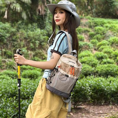 Outdoor-Sportrucksack für Damen, Reise-Rucksack mit großem Fassungsvermögen, lässige und vielseitige Wandertasche, wasserdicht und rutschfest