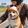 Sunshade Hat for Dogs Adjustable Mini Puppy Helmet Small And Medium Dogs, Lightweight Protective Pet Riding Equipment Safety Hat, Headgear with