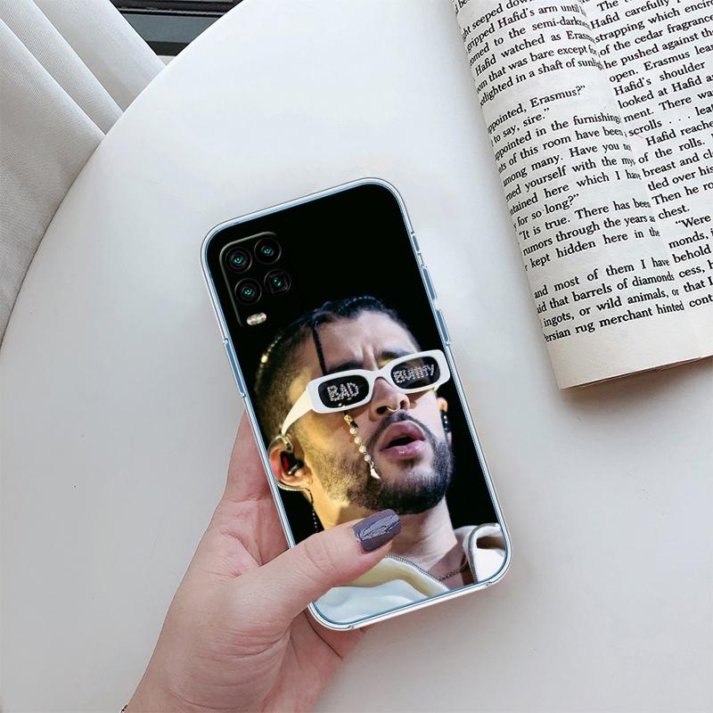 Bad Bunny Transparent Phone Case for Motorola Moto G7 G8 G9 G84 G85 G73 G24 G15 Z2 Play Power Plus