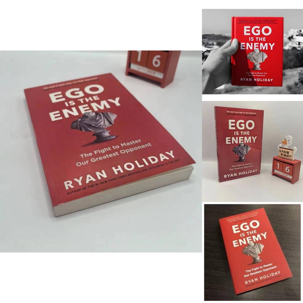 Wesentlicher englischer Leitfaden Ego ist der Feind von Ryan Holiday zum Meistern der Selbstkontrolle