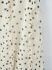 2025 Autumn/Winter European & American Ruffle Polka Dot Maxi Skirt for Women