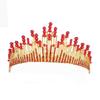 Hot Selling European Baroque Bridal Alloy Diamond Pearl Crown Headdress Crown Phoenix Crown Hair Accessory Rhinestone Highlight