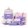 5-Piece Large Capacity Korean Harajuku Style Backpack Set