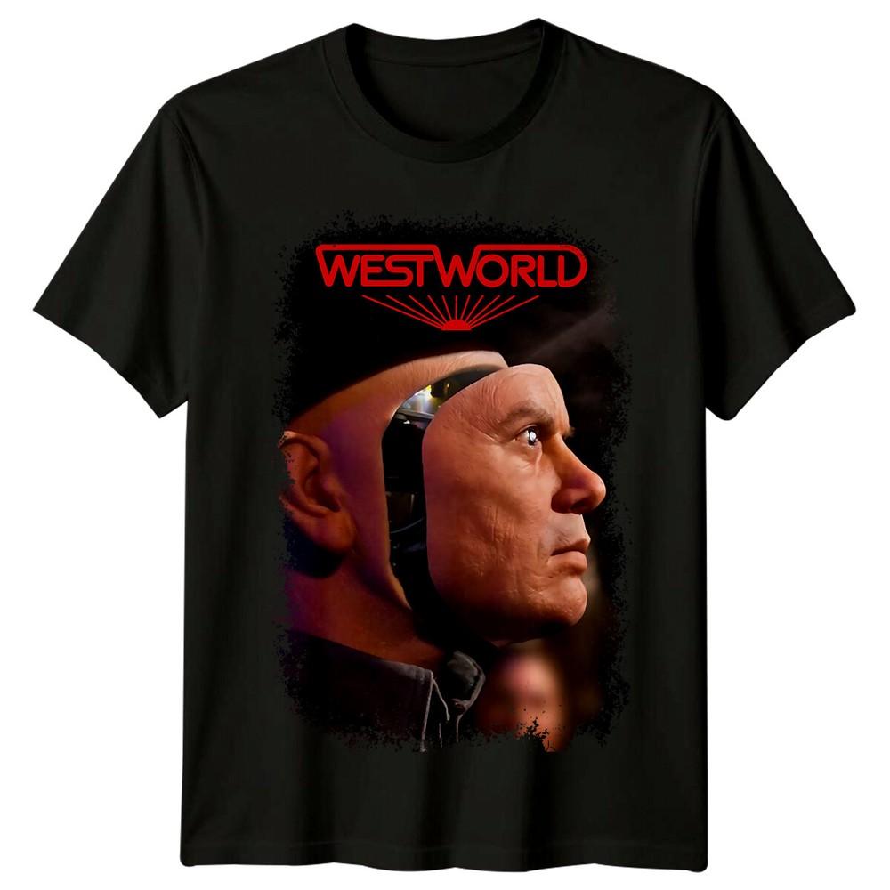 

Мир Дикого Запада (1973) Футболка с постером фильма в стиле ретро 80-х 4XL