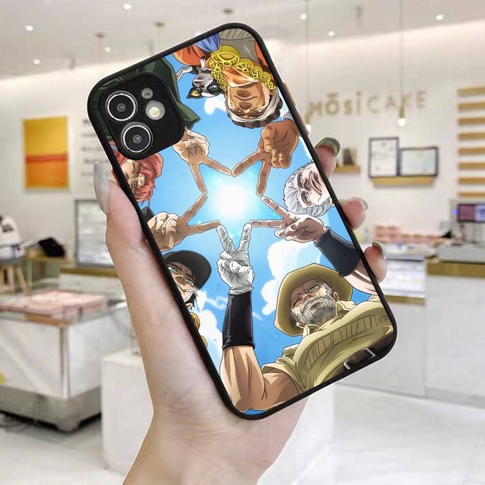 

Classic Japanese Anime J-JOJO Phone Case For IPhone 14 11 12 13 Mini Pro Max 8 7 Plus X XR XS MAX Translucent Matte Cover iphone 12 pro