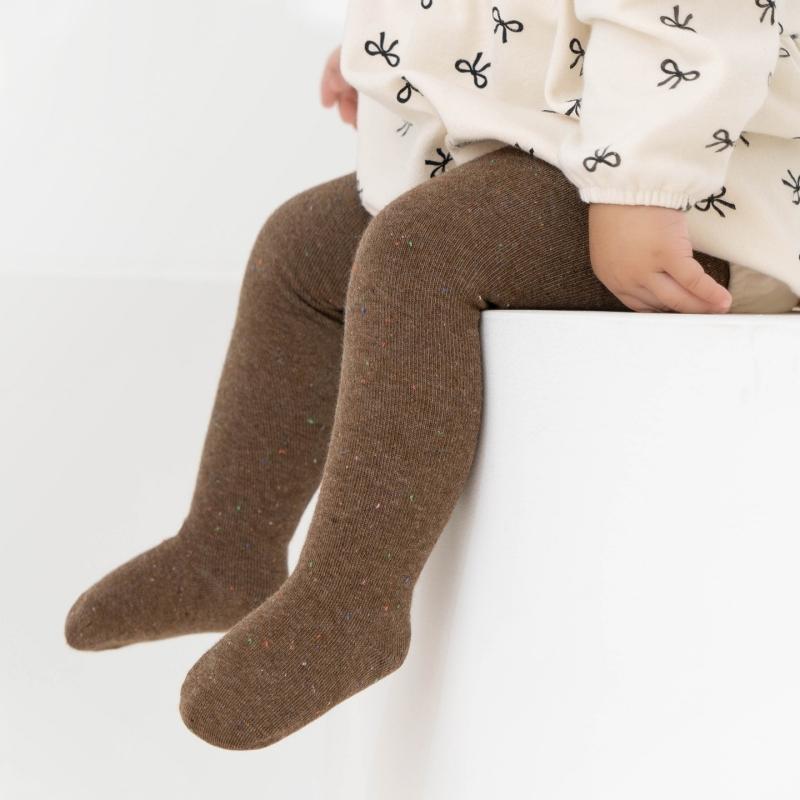 Baby Tights Solid Color Soft Knitted Cute Big PP Newborn Toddler Tight For Girl Pantyhose Kids Girls Spring Clothes