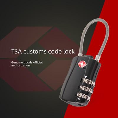 TSA Approved Aluminum Alloy Combination Padlock for Backpack and Suitcase