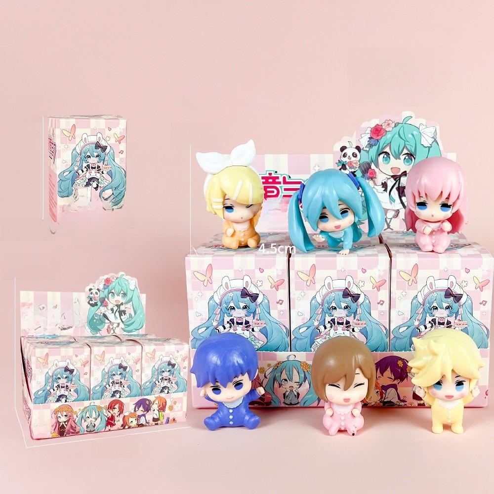 Hatsune Miku Pvc Figurine Collection Set With Assembly For Anime Enthusiasts And Display