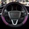for Seat ibiza 6L 6J 6P 6F KJ1 FR Car Steering Wheel Cover PU Leather Non-slip 9 Colors Auto Accessories Fast Shipping