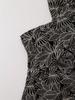 European & American Trendy Summer Leaf Embroidery Midi Dress for Women