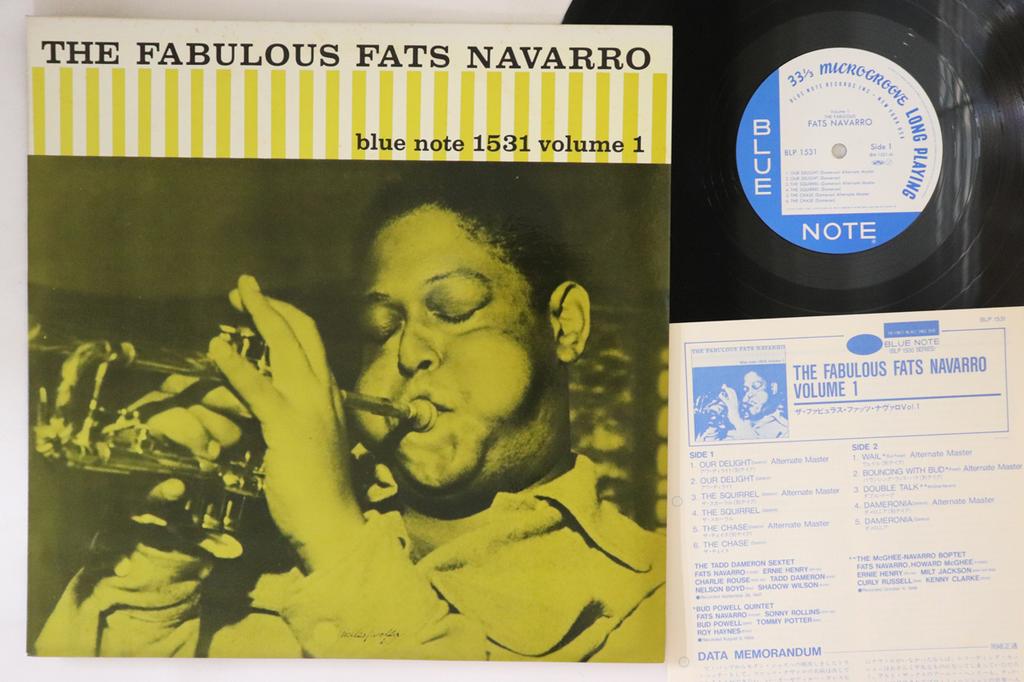 LP Record FATS NAVARRO - Fabulous Fats Navarro Volume 1 BLP1531 BLUE NOTE 1983 Japan Jazz Used