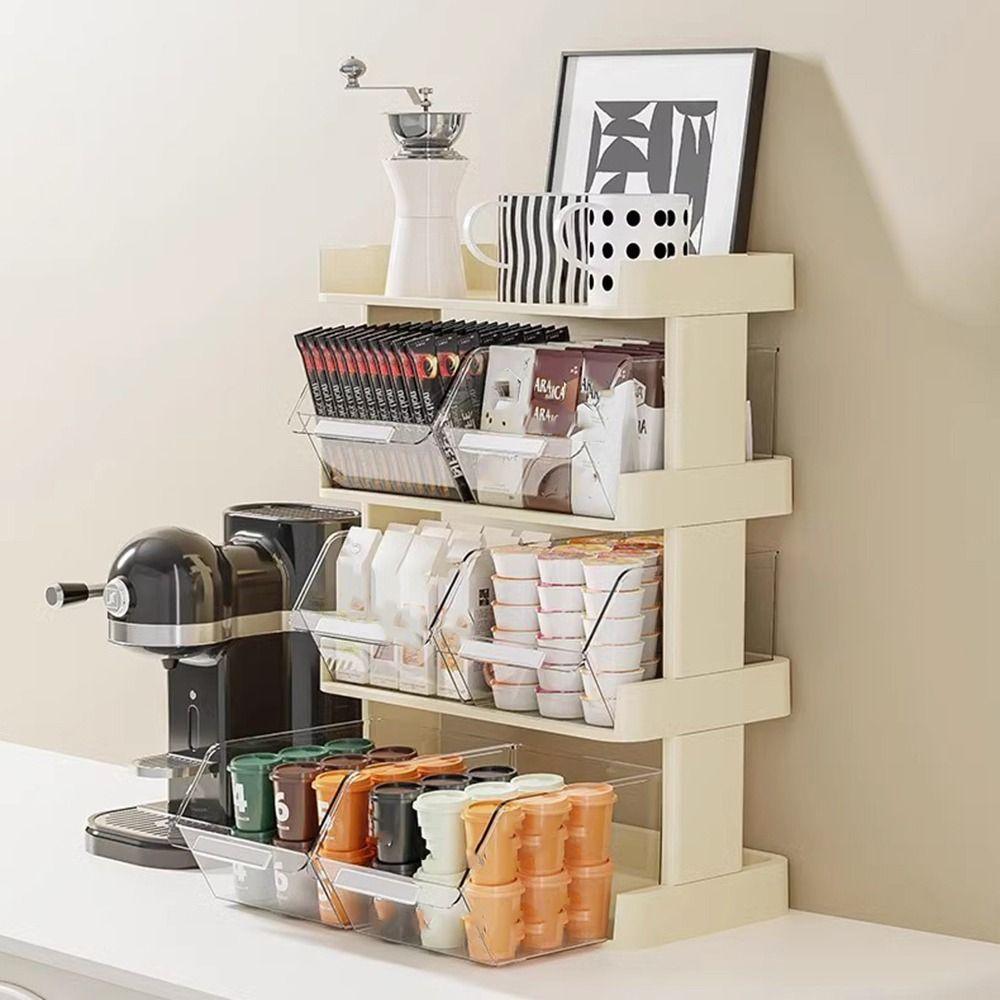 Wielowarstwowy organizer na biurko z szufladami, wielofunkcyjny, przyjazny dla środowiska, oszczędzający miejsce, przezroczysty