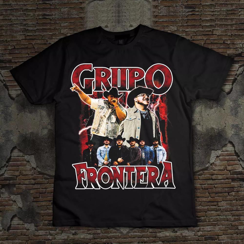 Grupo Frontera Jugando Tour 2024 T SHIRT FULL SIZE S TO 5XL Unisex T-Shirt XXXL