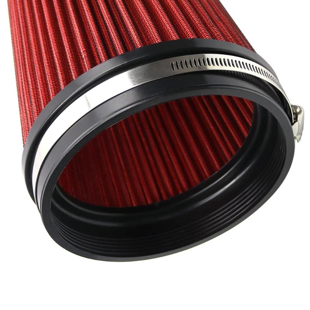 Intake Air Filter 6 Inch 155mm 265mm Short Long High Flow Racing Performance Cone air filter for KN Car Accessories