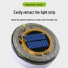 Cross-Border Rechargeable LED Solar Camping Lantern with 10m Multi-Color String Lights and Storage