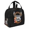 Benutzerdefinierte Route 66 Mother Road Sexy PinUp Brotdose Männer Frauen Kühlbox Warm Isolierte Brotdose für Erwachsene Büro